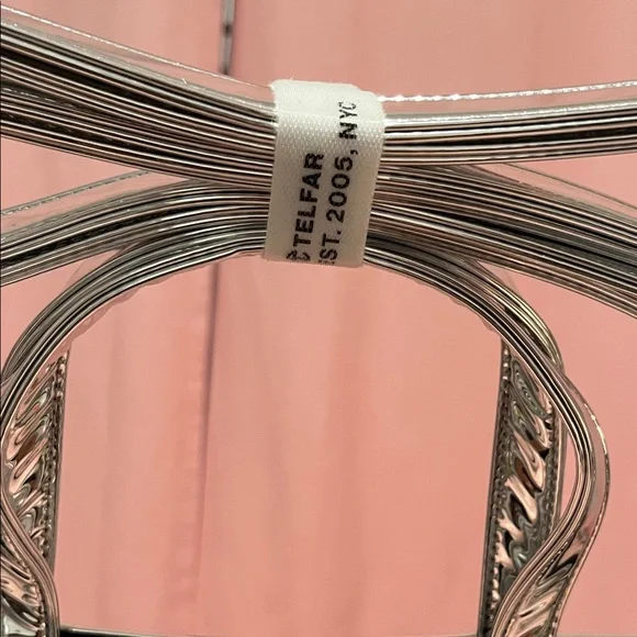 🔥🔥 Telfar Metallic LARGE MIRROR Silver Tote Bag🤍🩶🤍 - Picture 6 of 16